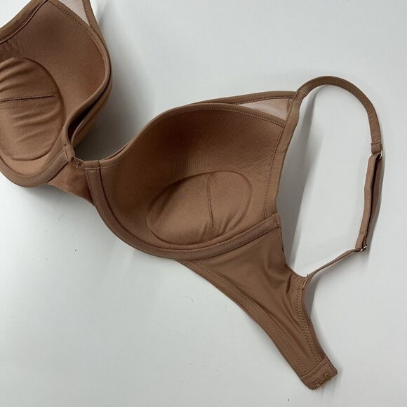 ThirdLove Classic Contour Plunge Bra Womens Size 30E Tan Third Love - Picture 5 of 7